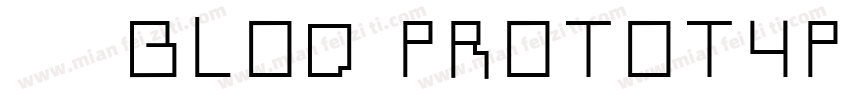 思源blod prototype字体转换